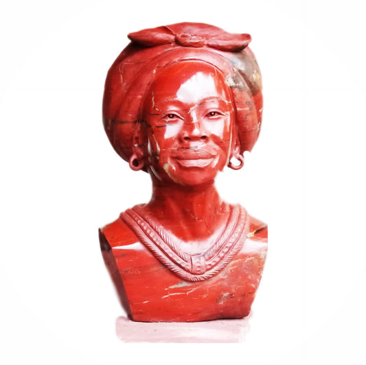 The Fiery Heart of Zimbabwe: Unveiling the Allure of Red Jasper Sculpture