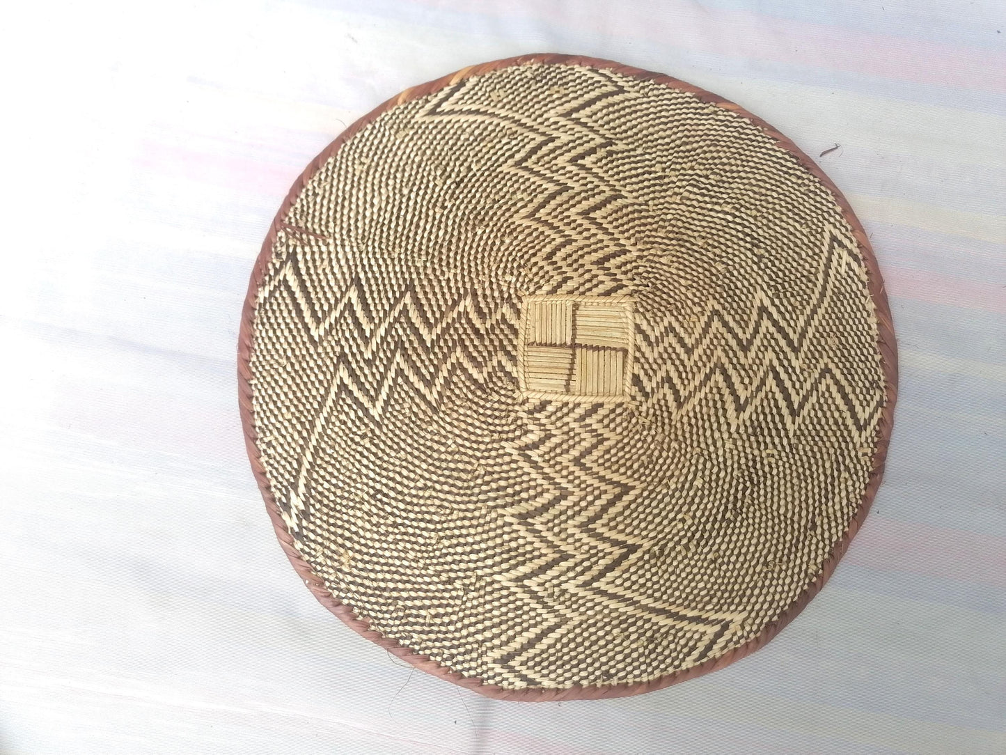 Authentic Binga Basket Set - Handwoven African Wall Decor, Set of 5