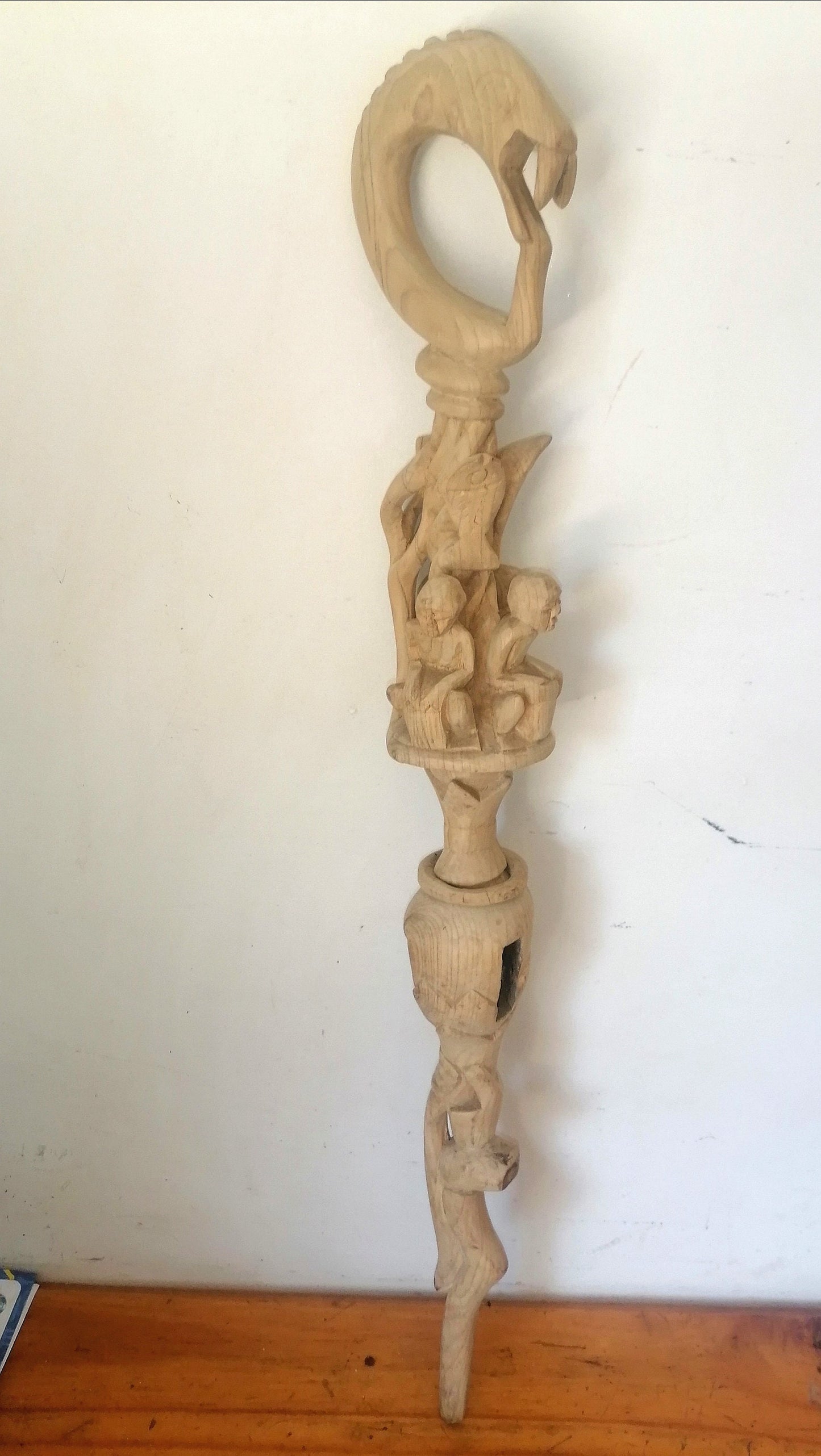 NYAMI WALKING STICK - African Walking Stick, Wooden Walking Stick, Nyami Stick For Walking, Mukwa Walking Stick, Gift For Him,