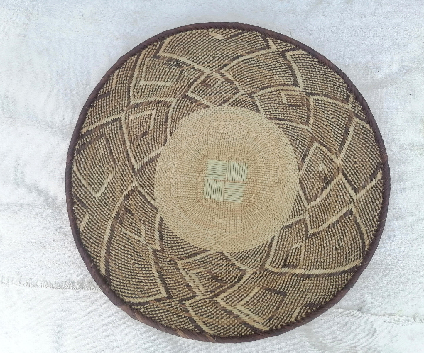 5 BINGA BASKET SET, Coastal décor, boho style , wall basket set, wall hanging decor , african wall decor, African Tonga baskets
