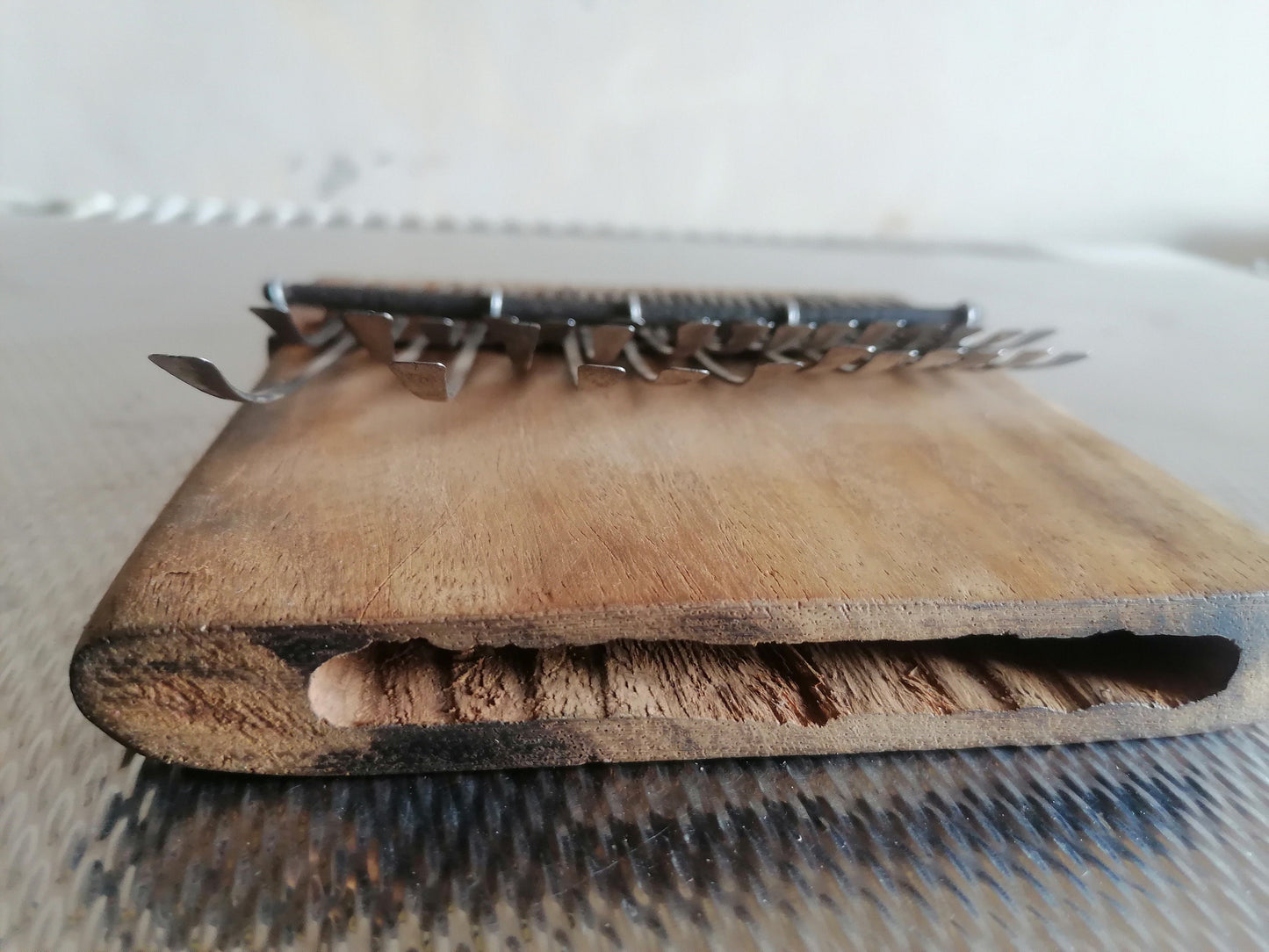 African kalimba mbira, portable matepe in D#, James Kamwaza , african mbira, thumb piano, finger piano, made to order
