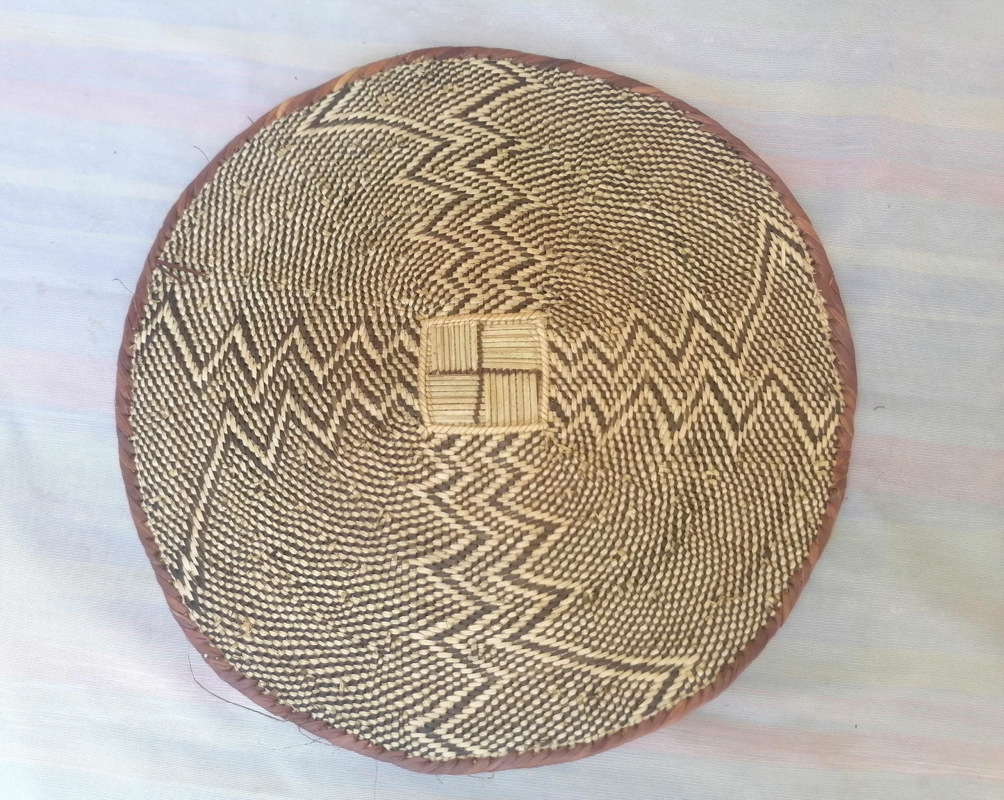 Authentic Binga Basket Set - Handwoven African Wall Decor, Set of 5