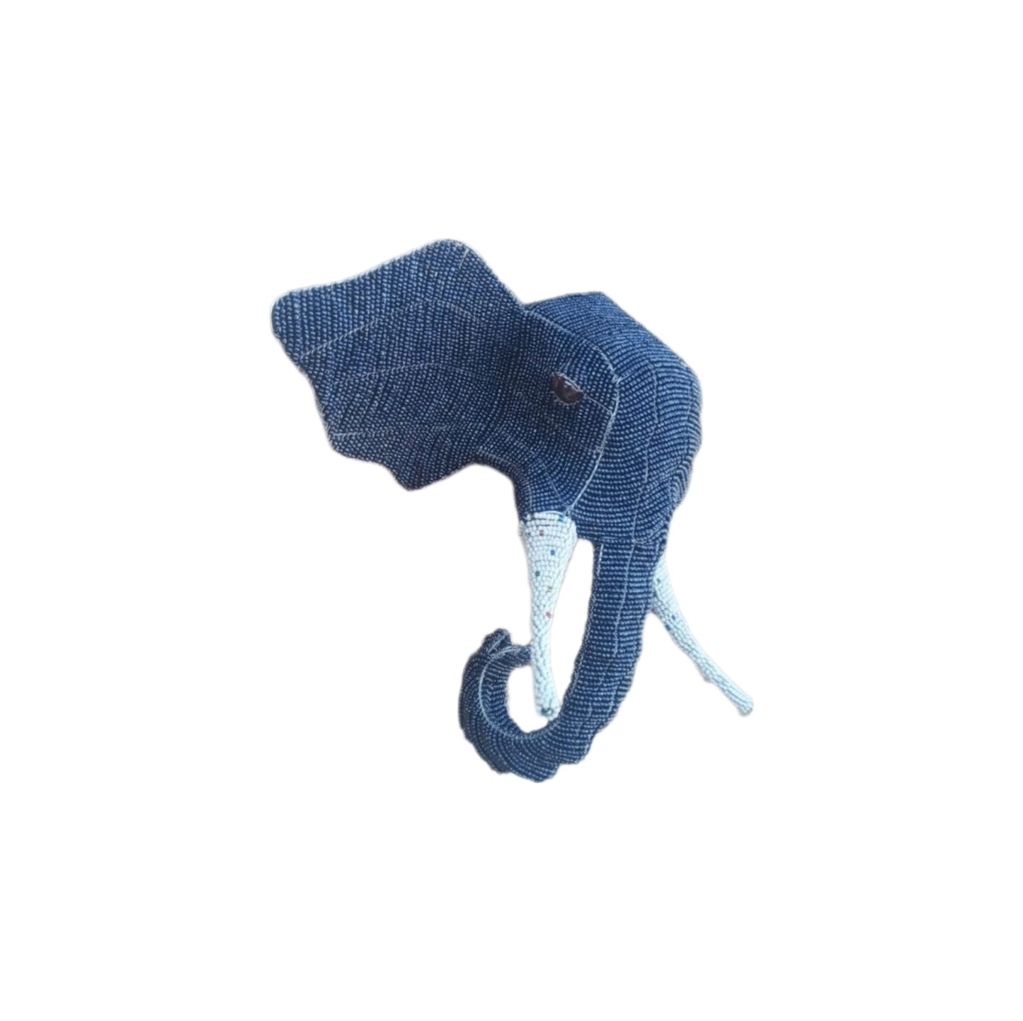 Large Beaded Elephant | African Beaded Animals | Wall Decor hanging | elephant ornament , Unique home décor, elephant sculpture