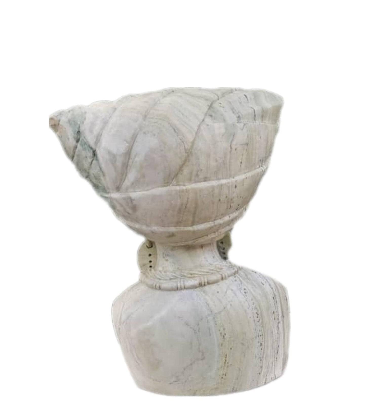 SHONA STONE SCULPTURE, lady bust statue, female head bust, butter jade stone, home decor statue, african statue, carving stone
