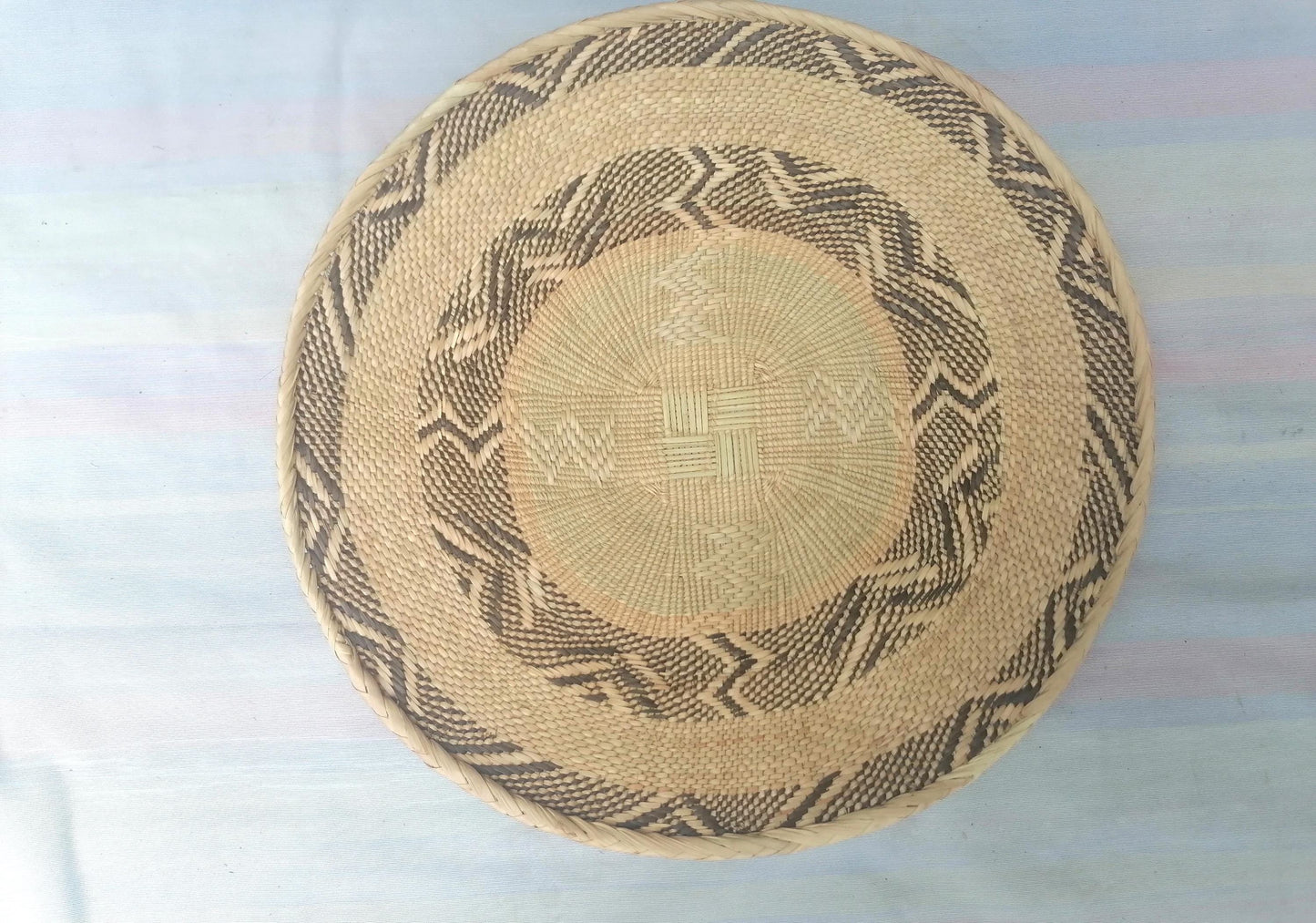 Authentic Binga Basket Set - Handwoven African Wall Decor, Set of 5