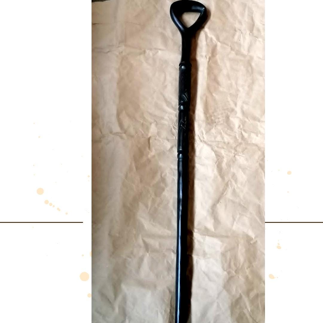 AFRICAN WALKING STICK , walking canes for men, Wooden Walking Stick, mopane wood, handmade walking stick stick,