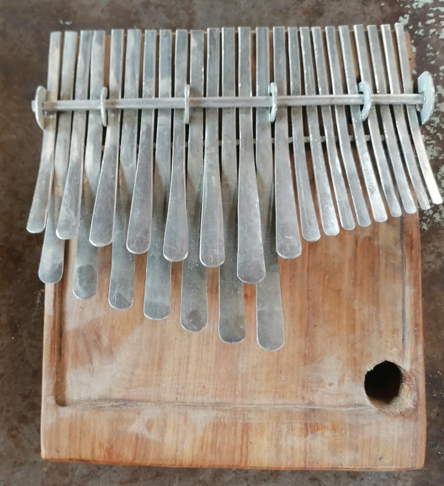 African kalimba mbira , 24 keys dongonda , in F tune, made to order, mbira batik bag option