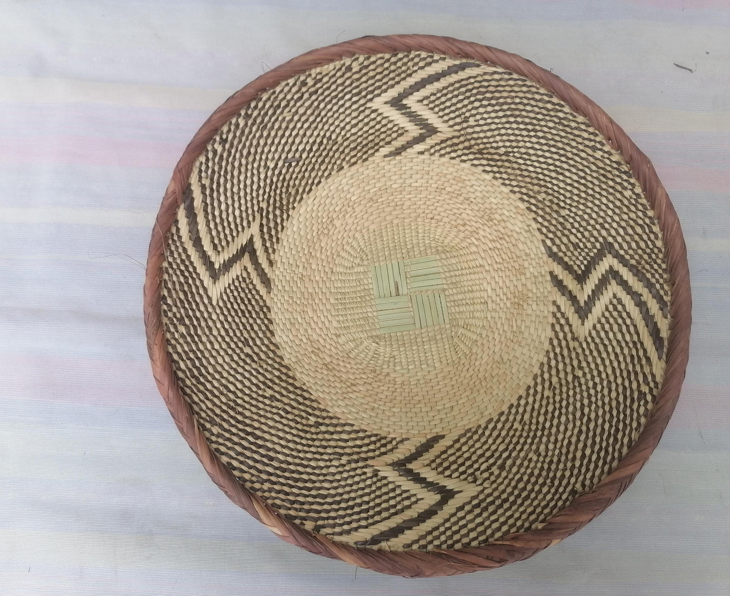 Authentic Binga Basket Set - Handwoven African Wall Decor, Set of 5