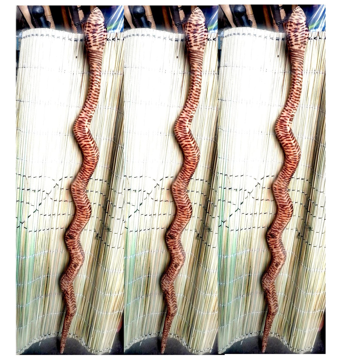 SNAKE WALKING STICK , walking canes for men, african canes for women, Wooden Walking Stick, handmade stick, catwalk accessories,