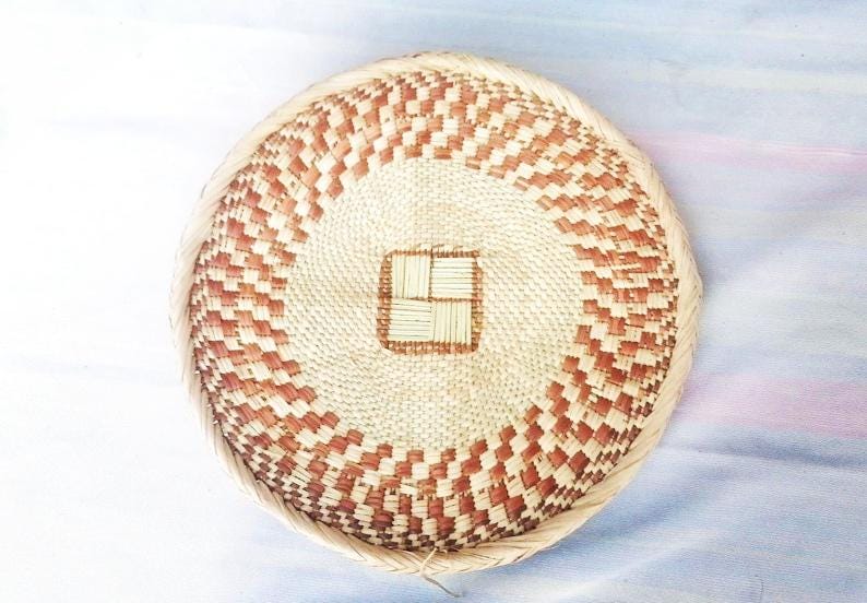 Authentic African Tonga Sun Baskets - Handwoven wall baskets (Set of 5)