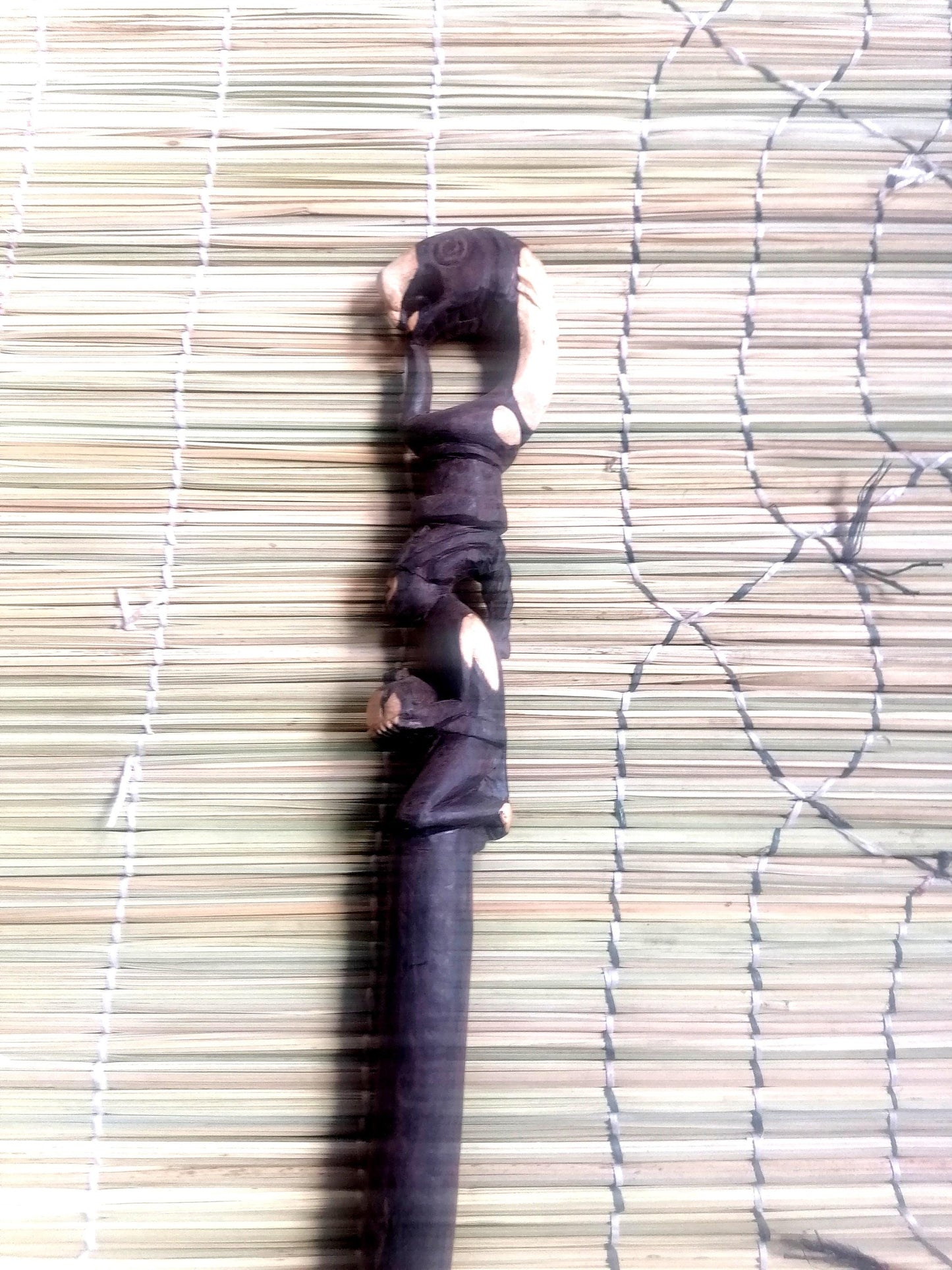 NYAMI WALKING STICK - African Walking Stick, Catwalk accessories, Decorative walking stick. Wooden Walking Stick , Gift her him