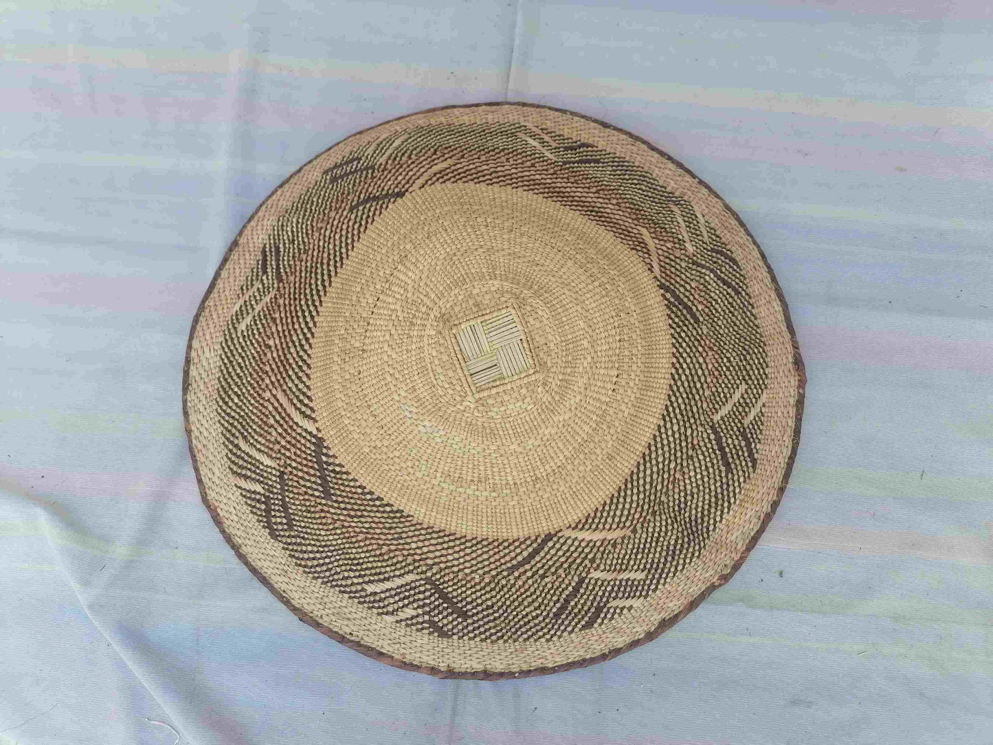 5 BINGA BASKET SET, Coastal décor, boho style , wall basket set, wall hanging decor , african wall decor, African Tonga baskets