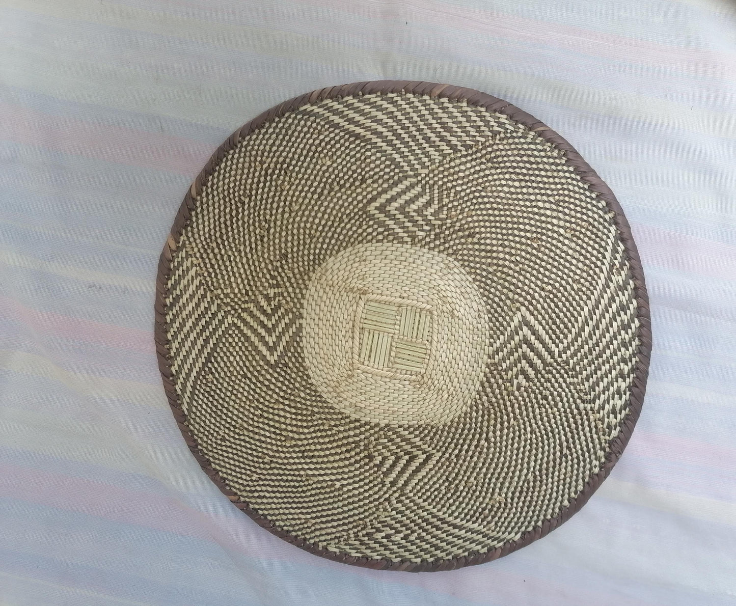 Authentic Binga Basket Set - Handwoven African Wall Decor, Set of 5