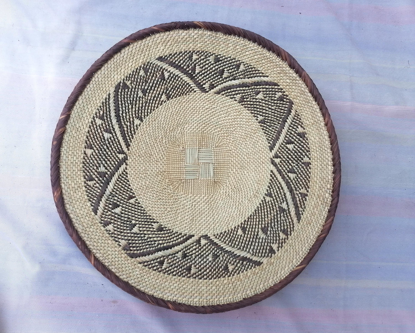 6 Binga baskets, African decor, boho wall hanging, coastal décor, Mother's Gift, holiday gift, fair trade, handmade, unique decor.