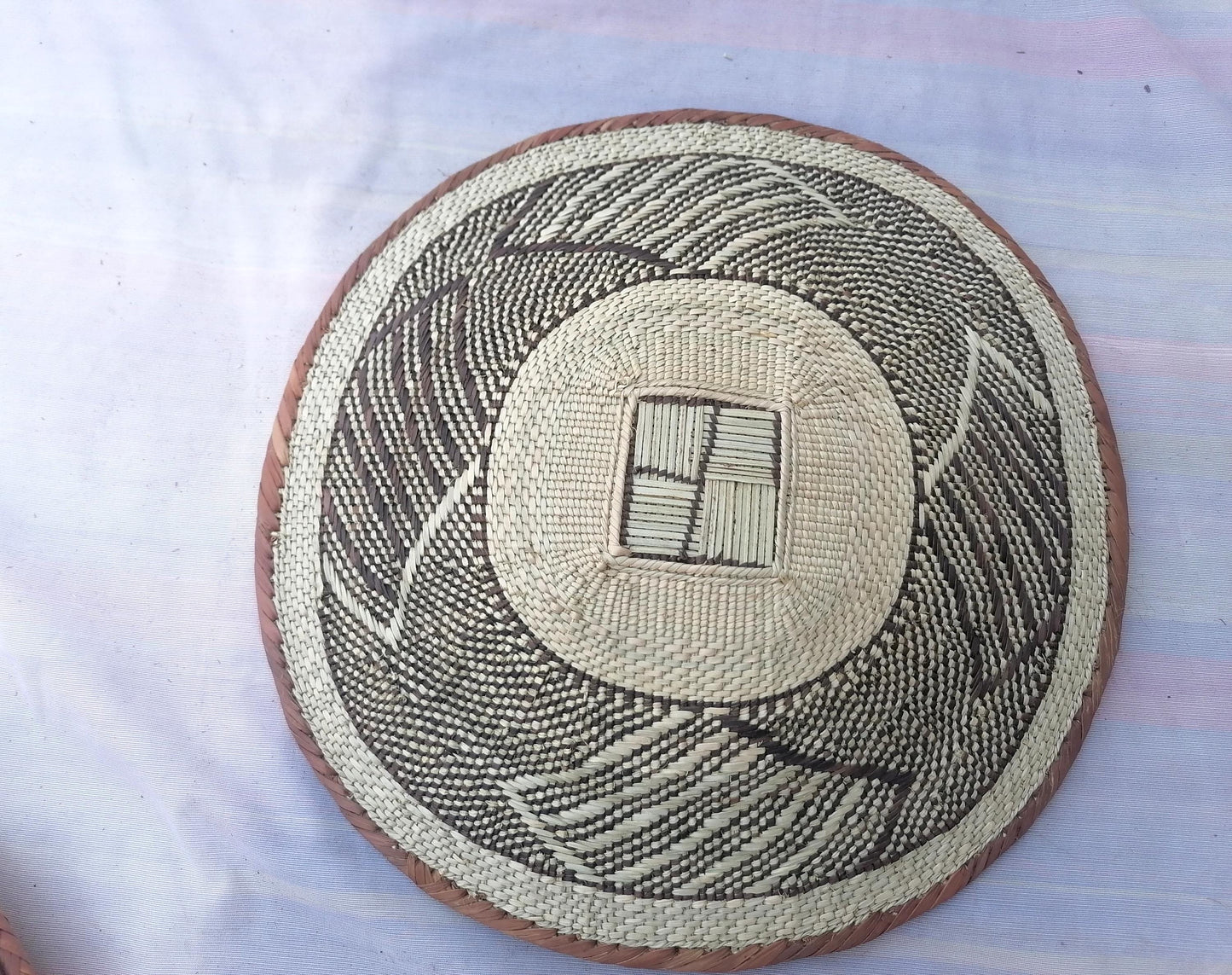 6 Binga baskets, African decor, boho wall hanging, coastal décor, Mother's Gift, holiday gift, fair trade, handmade, unique decor.