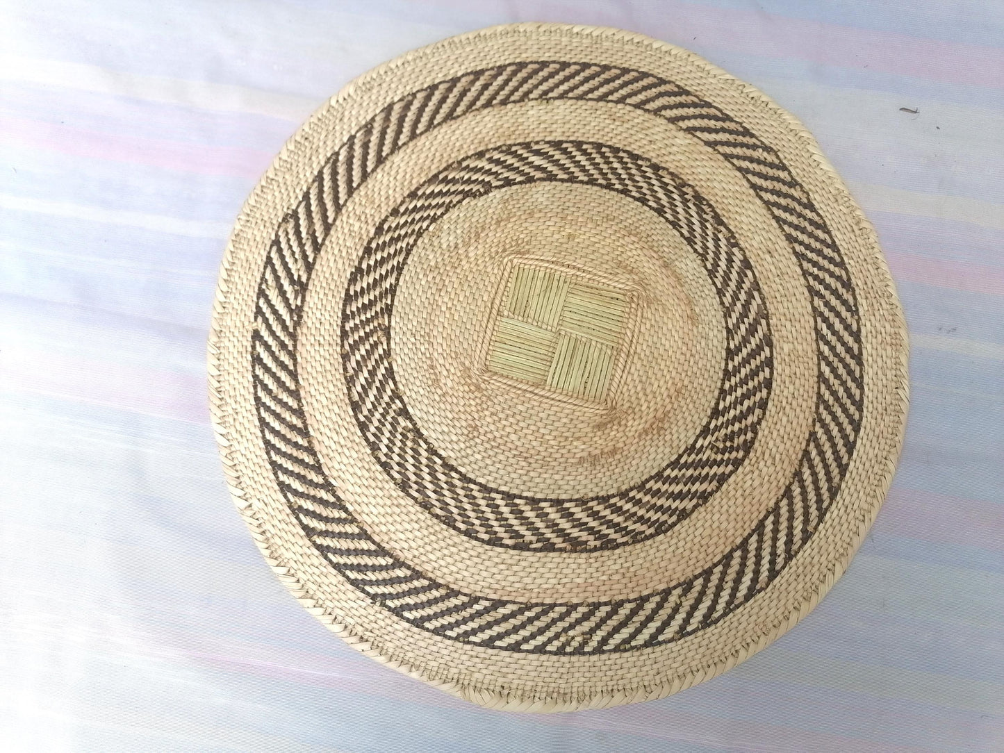 5 BINGA BASKET SET, Coastal décor, boho style , wall basket set, wall hanging decor , african wall decor, African Tonga baskets
