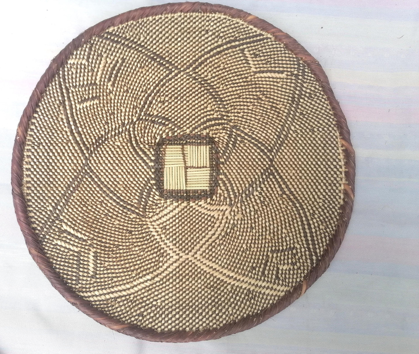 Authentic Binga Basket Set - Handwoven African Wall Decor, Set of 5