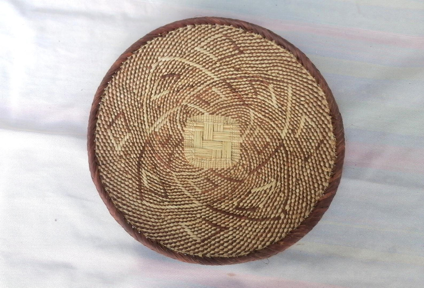 5 BINGA BASKET SET, Coastal décor, boho style , wall basket set, wall hanging decor , african wall decor, African Tonga baskets