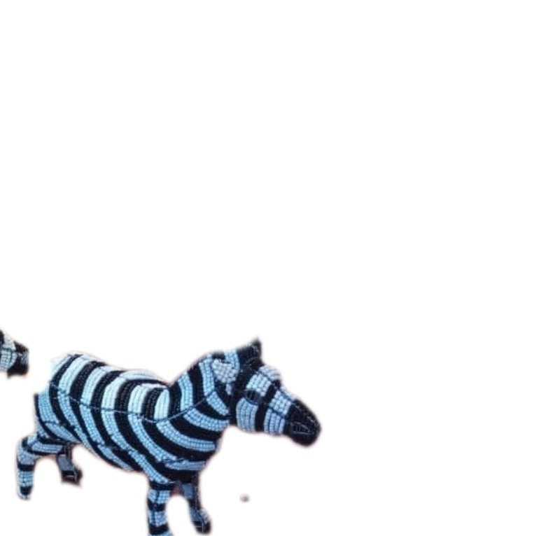 4 Beaded African Wildlife | zebra lion hippo rhino | unique home décor | Bead and Wire Animals , Home gifts, home decor boho chic