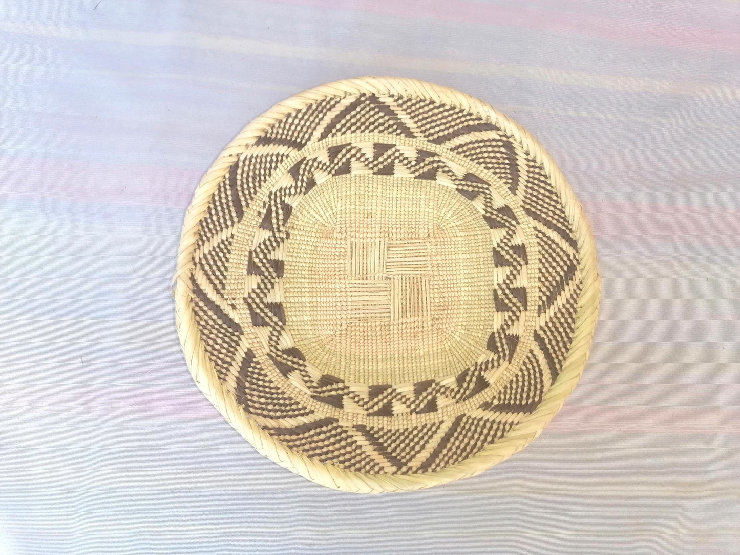 Authentic Binga Basket Set - Handwoven African Wall Decor, Set of 5