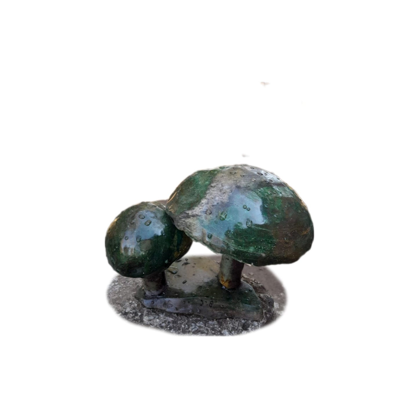 Mushrooms garden decor, Shona Sculpture Statue, Home Decor Statue,agate stone, African Stone Statue, Stone Sculpture Statue