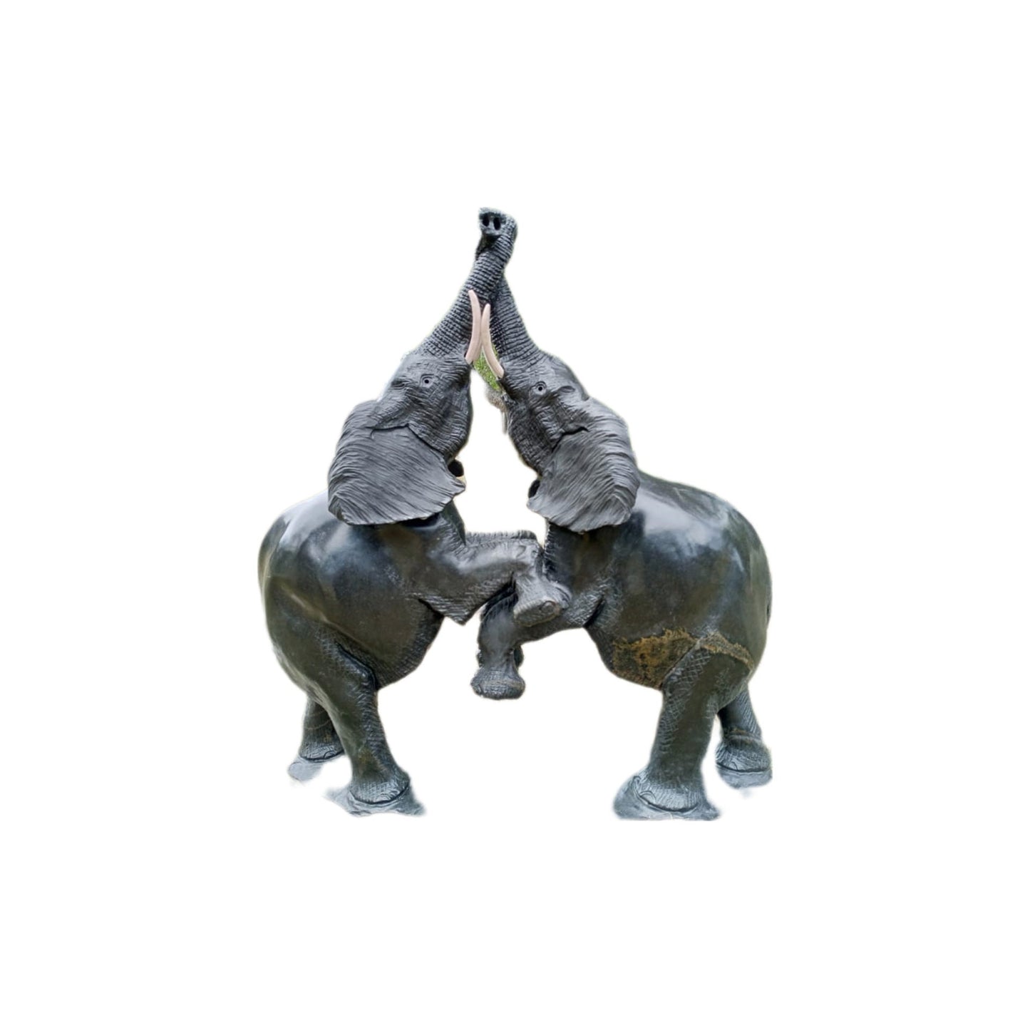 SHONA STONE SCULPTURE, elephant statue , springstone , home decor statue, african statue, carving stone