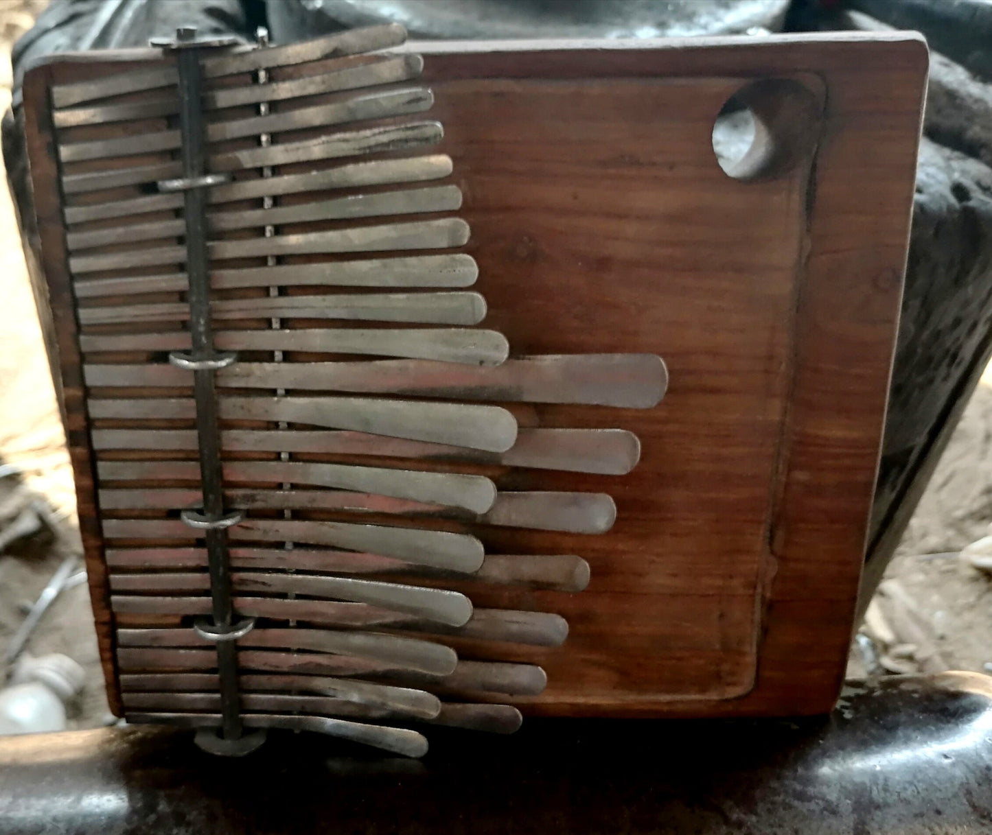 African kalimba mbira , 24 keys dongonda , in C tune, thumb piano, holiday gift, made to order, mbira batik bag option