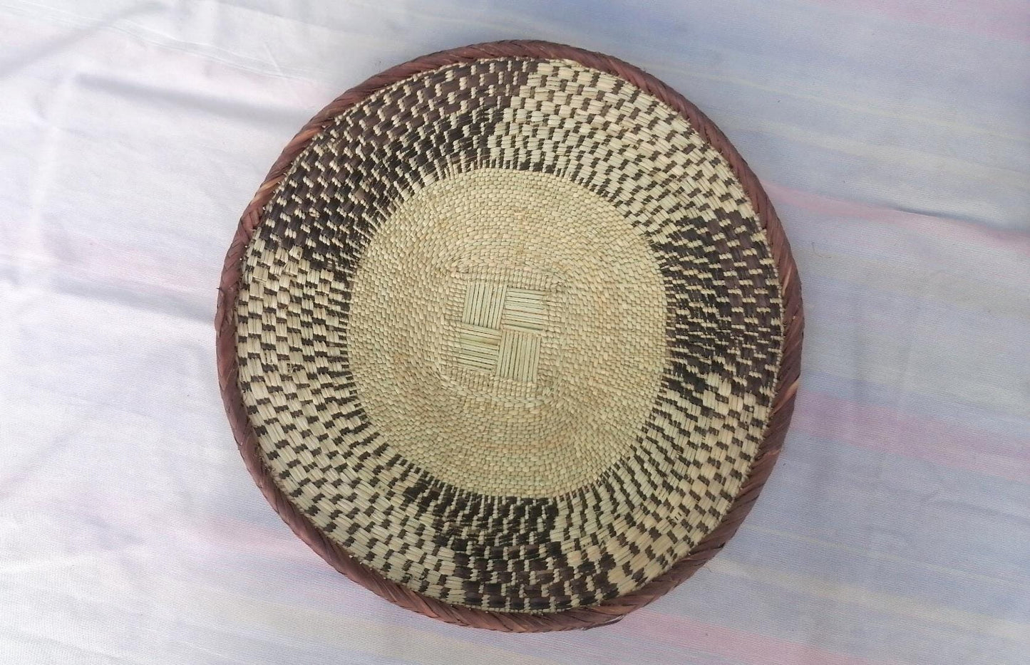 Authentic Binga Basket Set - Handwoven African Wall Decor, Set of 5