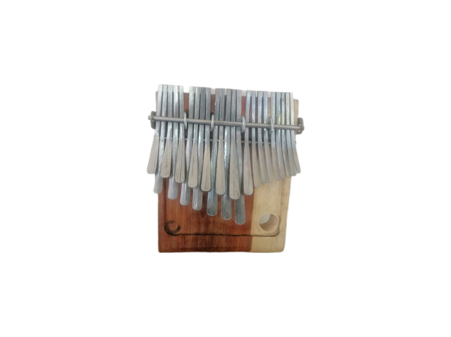 AFRICAN KALIMBA MBIRA - African Mbira Piano, Nyamaropa Tuning, Kalimba Mbira Piano, Smallest sized , Solid Wooden Instrument, Piano Gift