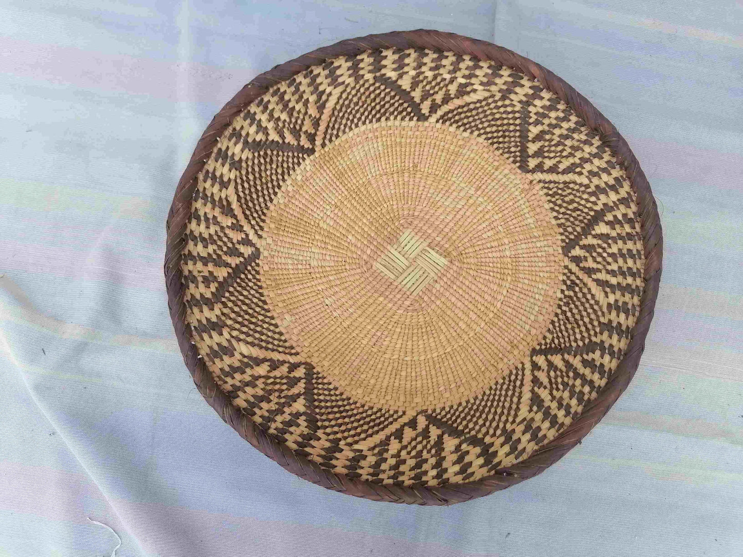 5 BINGA BASKET SET, Coastal décor, boho style , wall basket set, wall hanging decor , african wall decor, African Tonga baskets