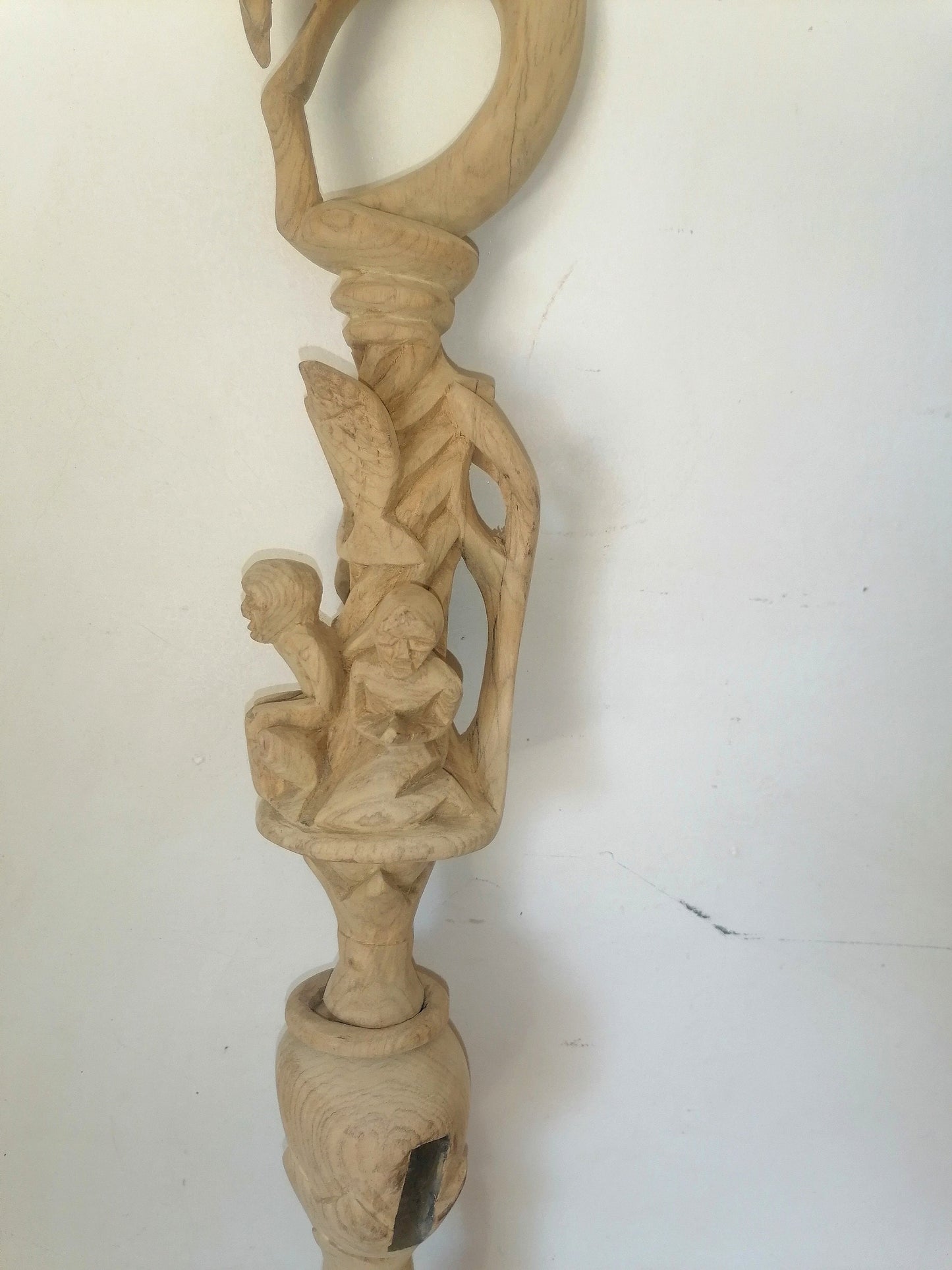 NYAMI WALKING STICK - African Walking Stick, Wooden Walking Stick, Nyami Stick For Walking, Mukwa Walking Stick, Gift For Him,