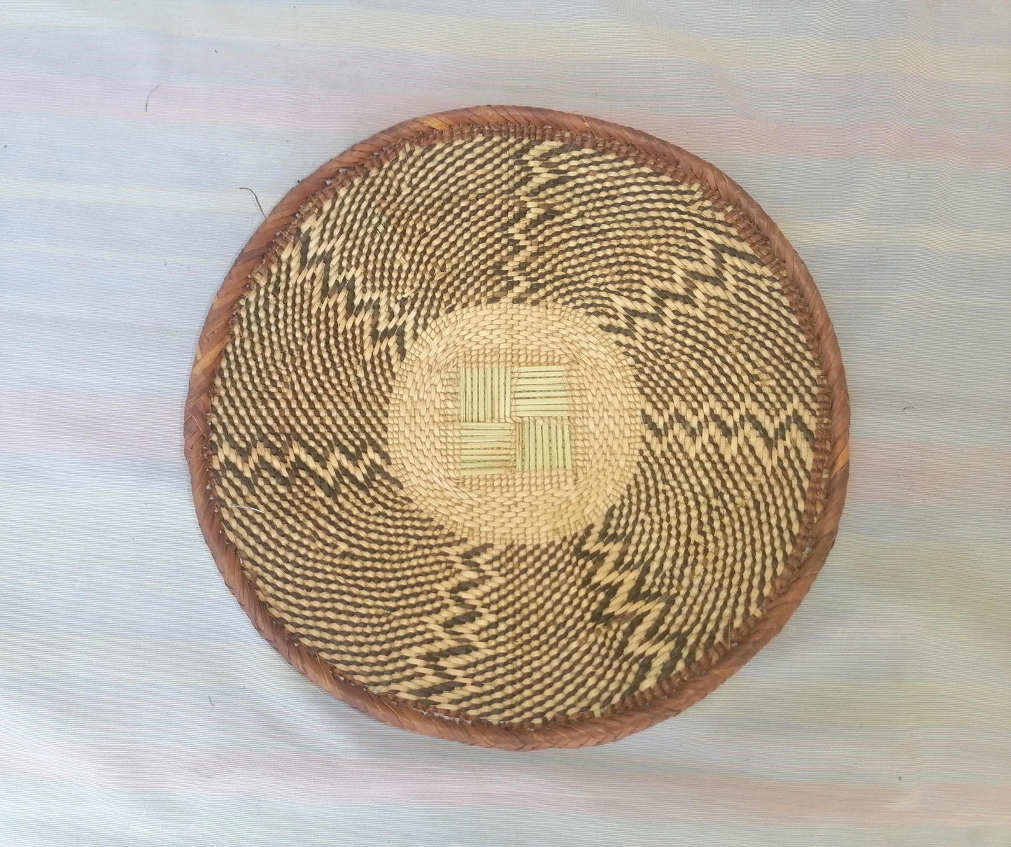 Authentic Binga Basket Set - Handwoven African Wall Decor, Set of 5