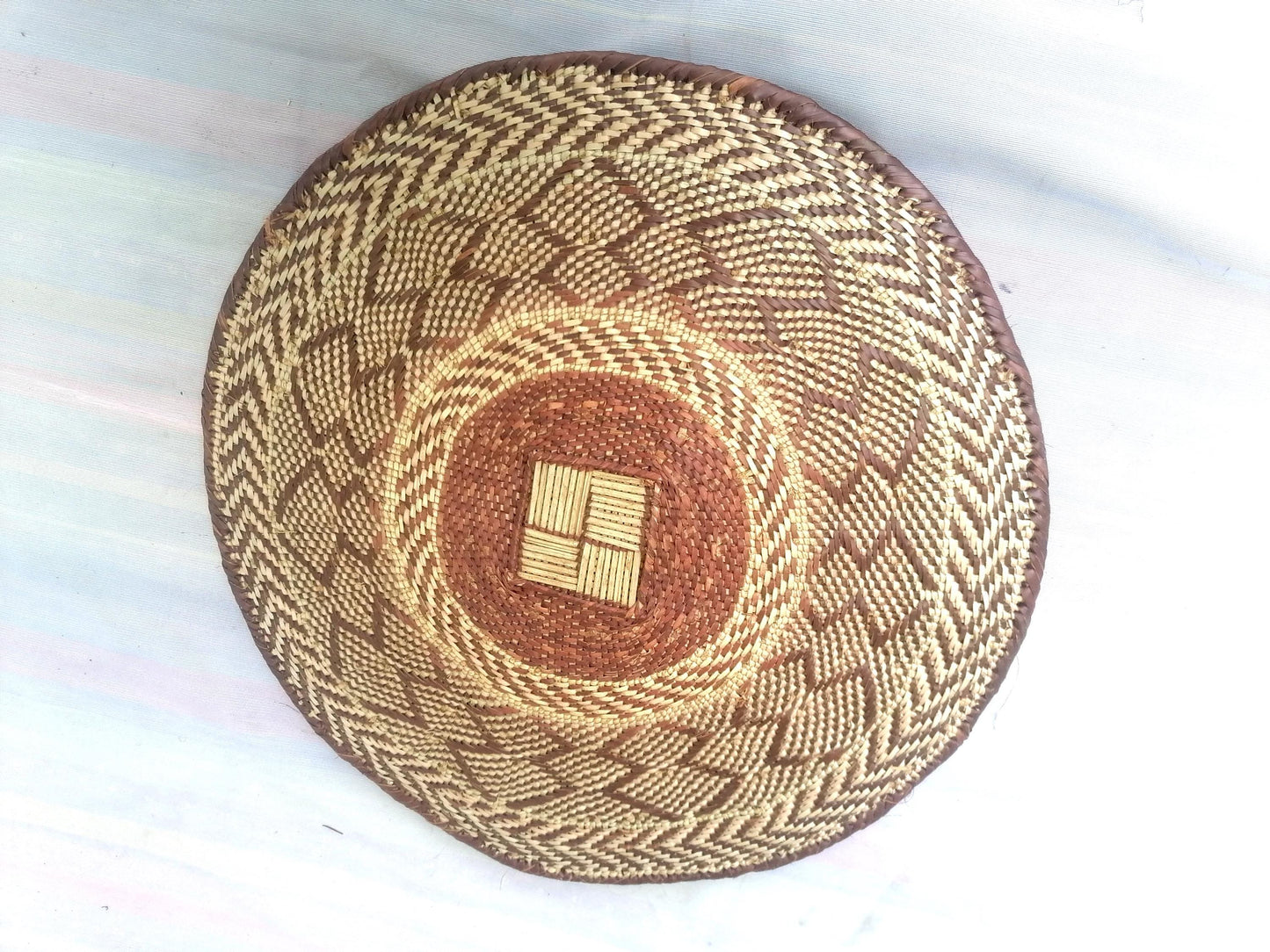 5 BINGA BASKET SET, Coastal décor, boho style , wall basket set, wall hanging decor , african wall decor, African Tonga baskets