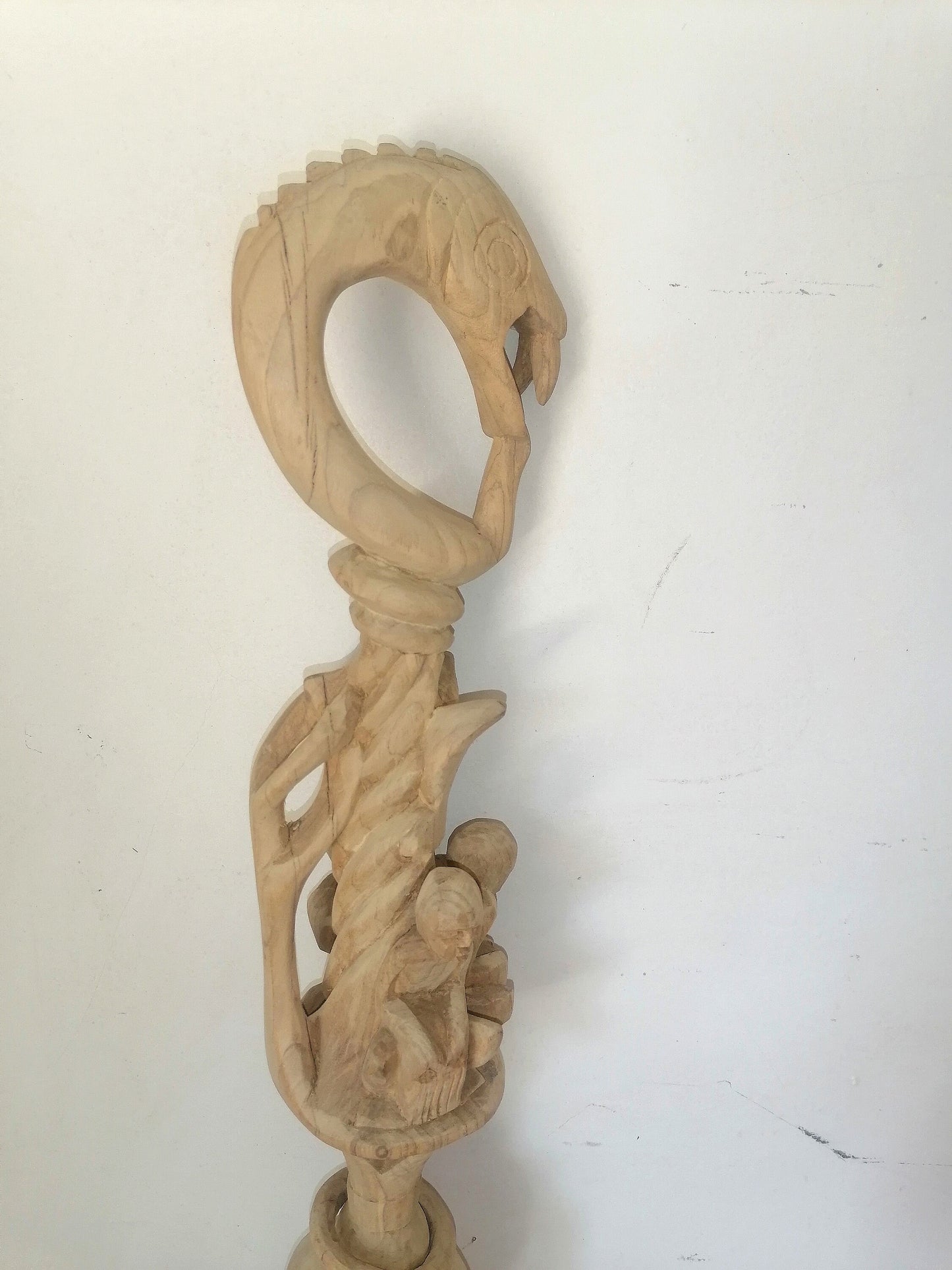 NYAMI WALKING STICK - African Walking Stick, Wooden Walking Stick, Nyami Stick For Walking, Mukwa Walking Stick, Gift For Him,