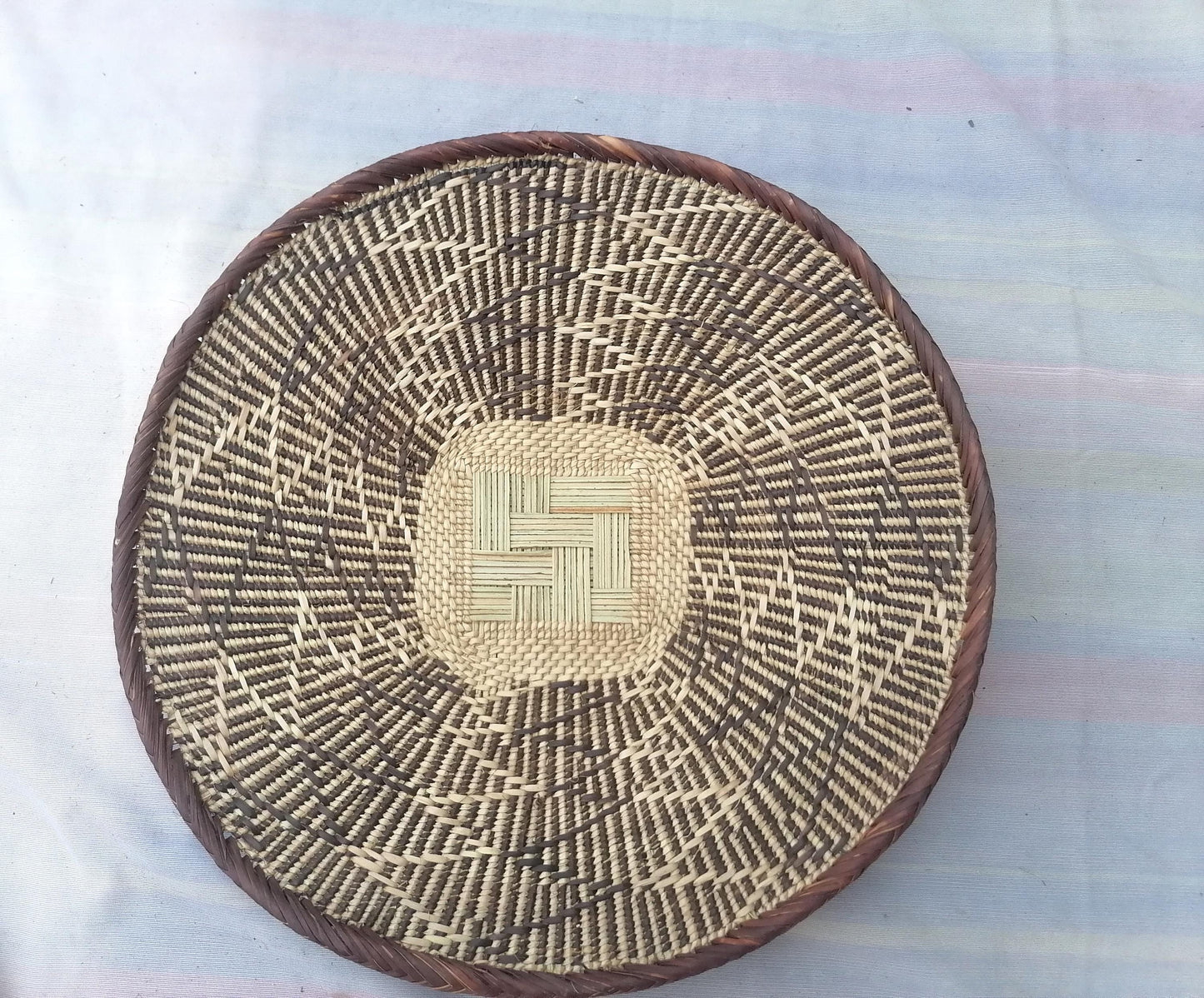 6 Binga baskets, African decor, boho wall hanging, coastal décor, Mother's Gift, holiday gift, fair trade, handmade, unique decor.