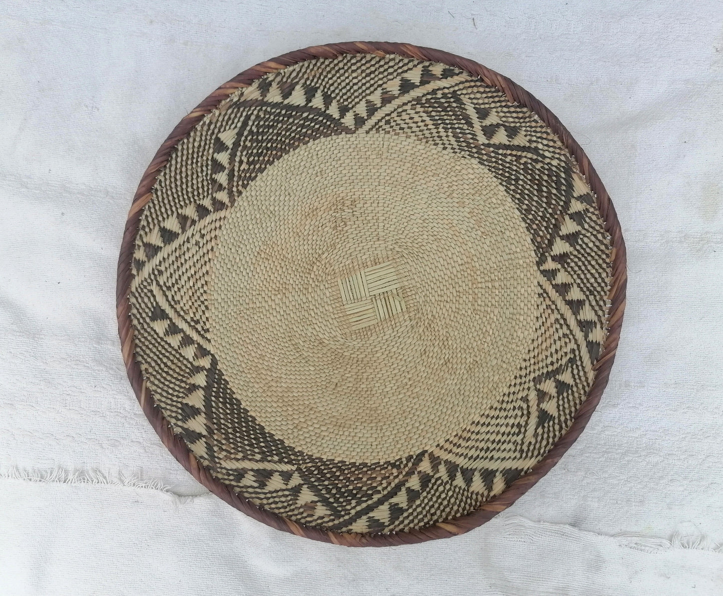 5 BINGA BASKET SET, Coastal décor, boho style , wall basket set, wall hanging decor , african wall decor, African Tonga baskets