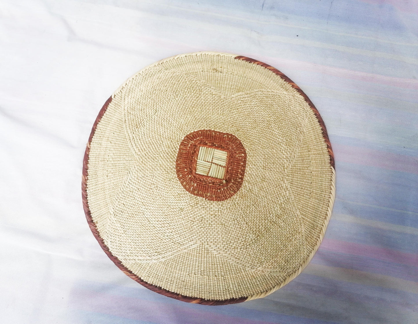Authentic Binga Basket Set - Handwoven African Wall Decor, Set of 5