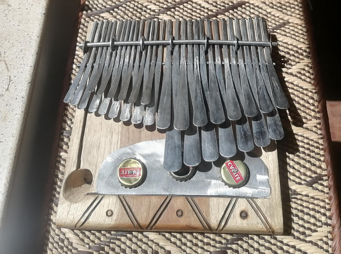African kalimba mbira munhurikwa, african instrument, 30 keys sweet melodious instrument classic , finger piano, made to order,