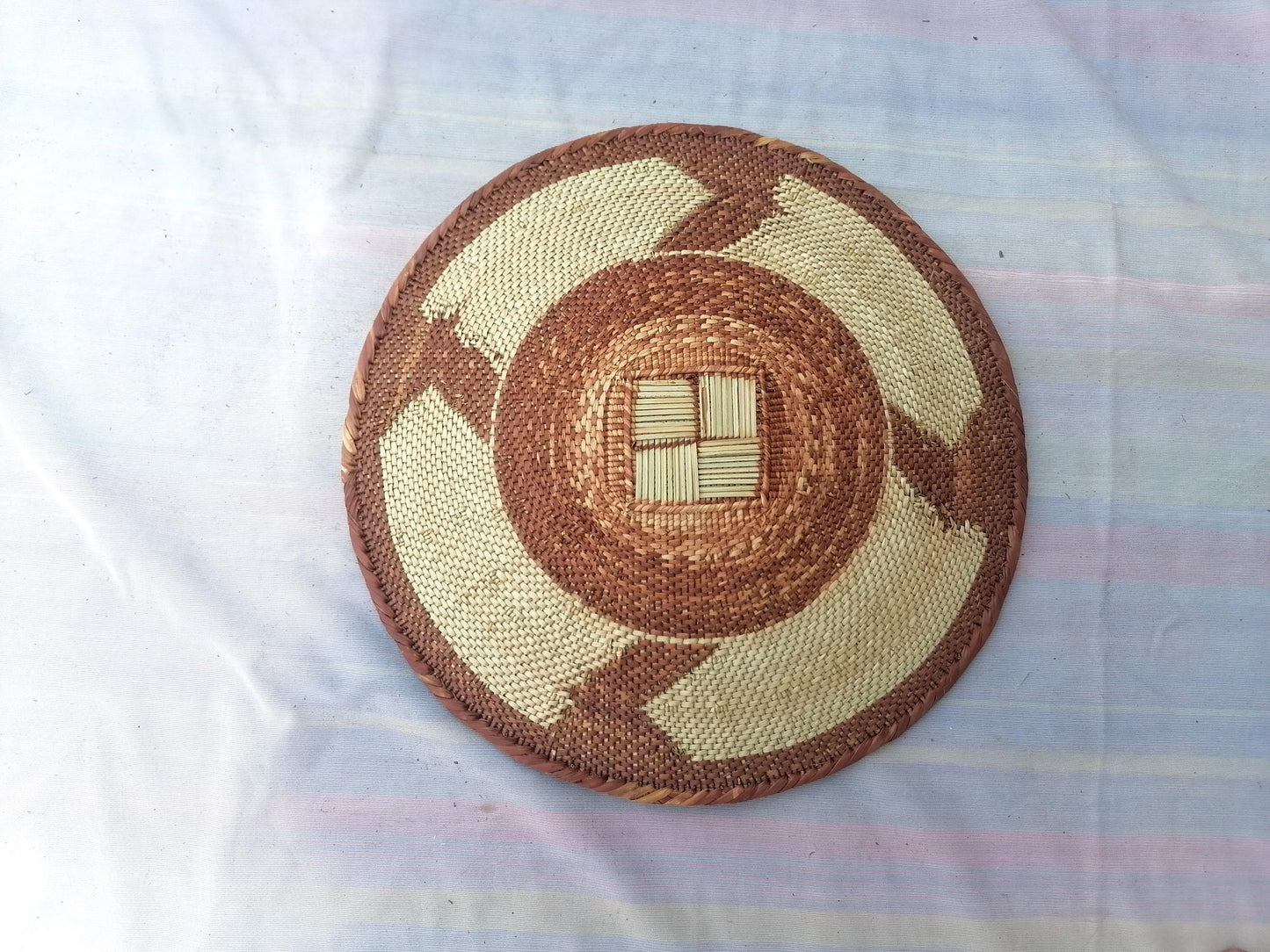 6 Binga baskets, African decor, boho wall hanging, coastal décor, Mother's Gift, holiday gift, fair trade, handmade, unique decor.