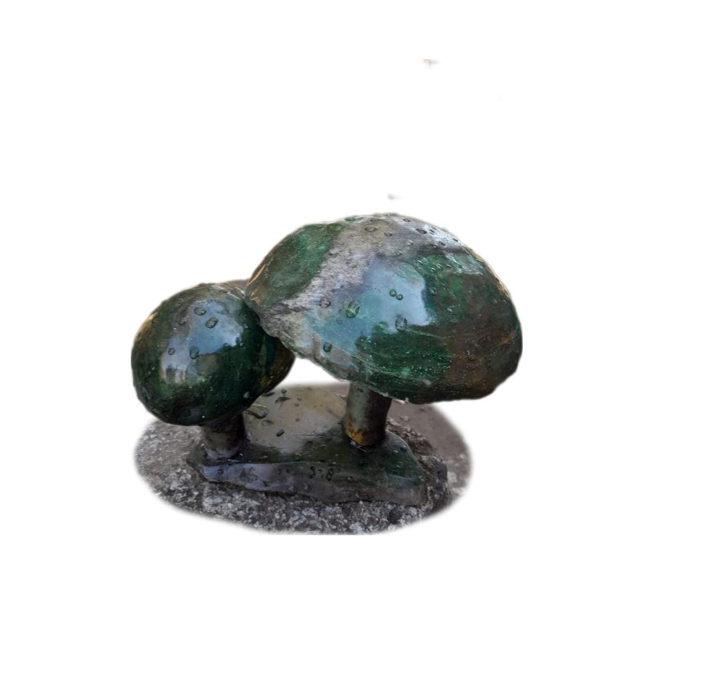 Mushrooms garden decor, Shona Sculpture Statue, Home Decor Statue,agate stone, African Stone Statue, Stone Sculpture Statue