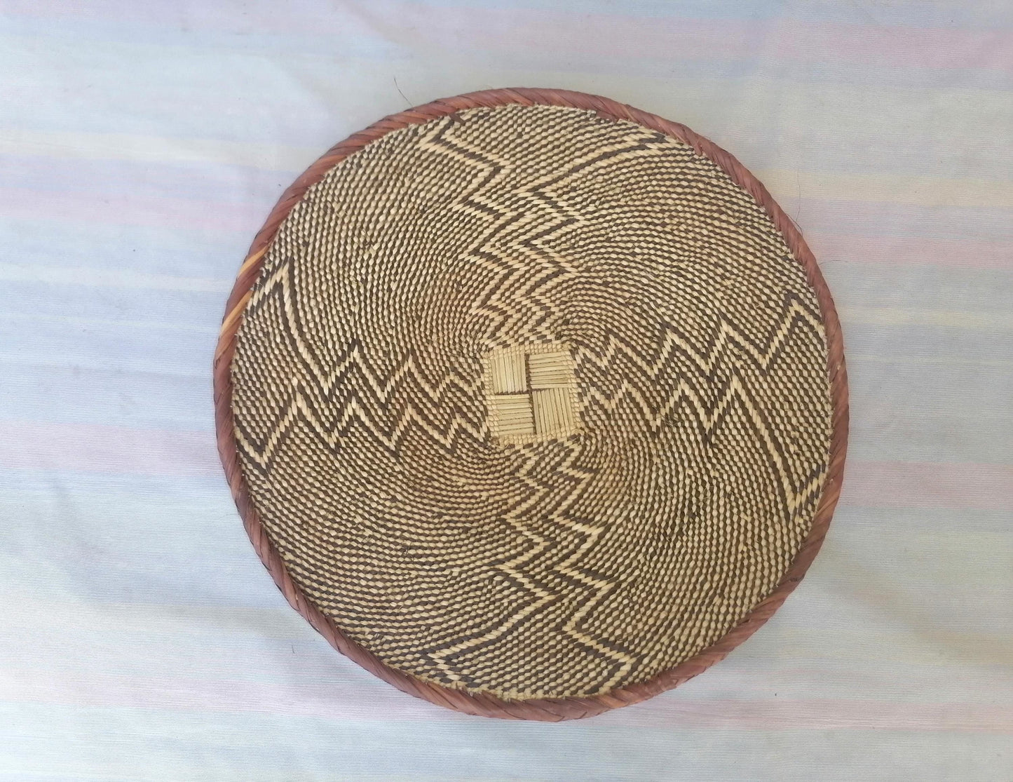 Authentic Binga Basket Set - Handwoven African Wall Decor, Set of 5