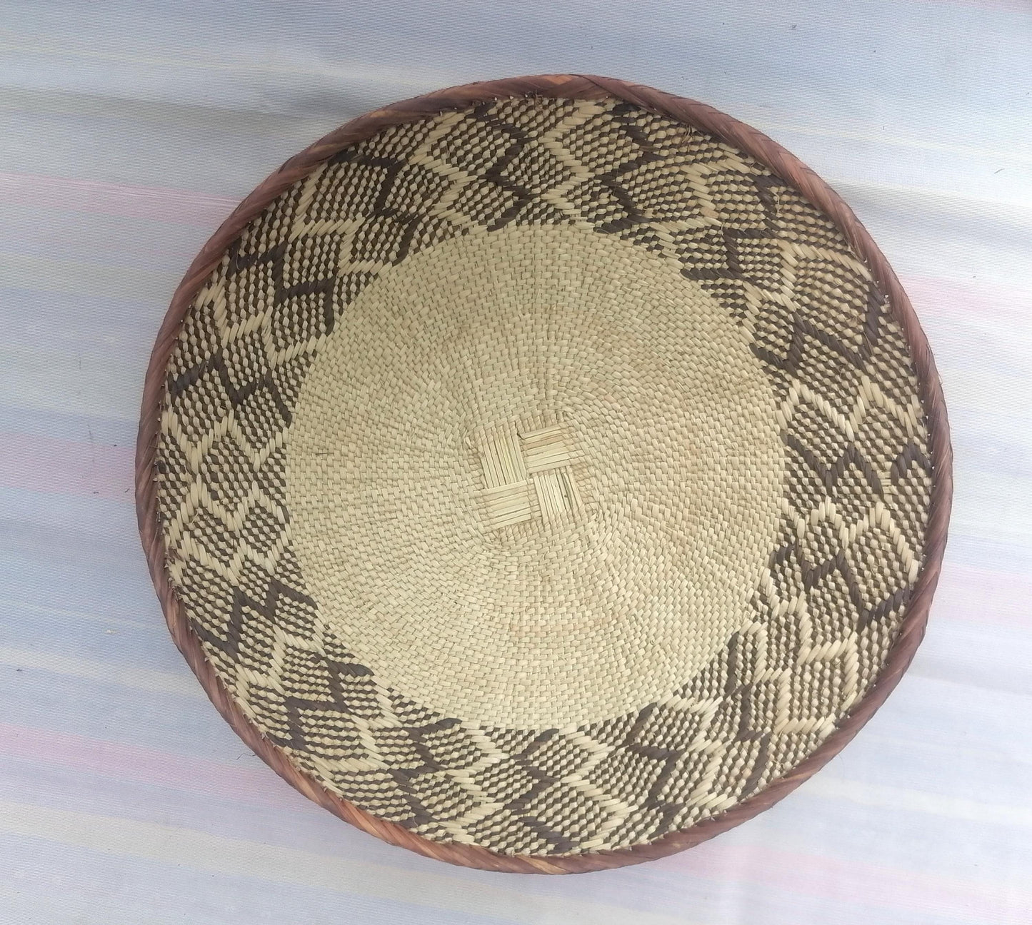 Authentic Binga Basket Set - Handwoven African Wall Decor, Set of 5