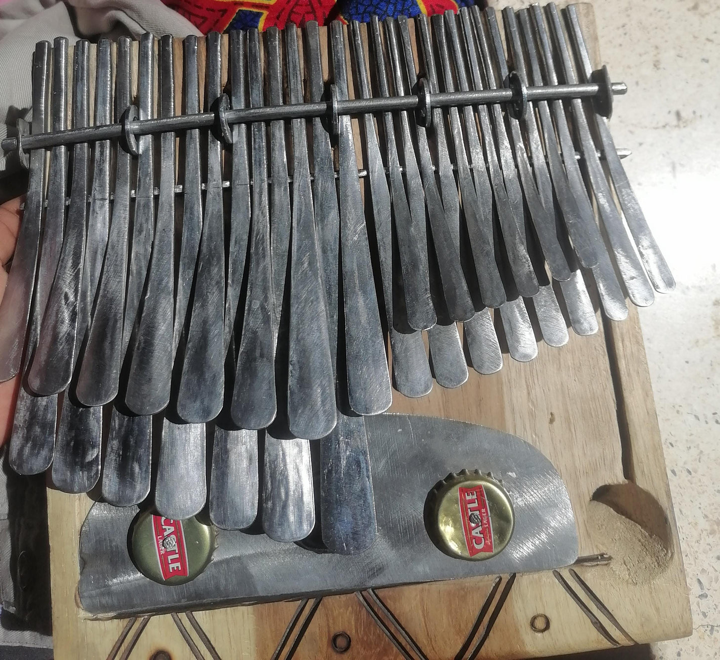 African kalimba mbira munhurikwa, african instrument, 30 keys sweet melodious instrument classic , finger piano, made to order,
