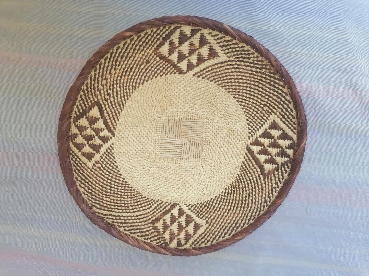 6 BINGA BASKET SET, Coastal décor, boho style , wall basket set, wall hanging decor , african wall decor, African Tonga baskets