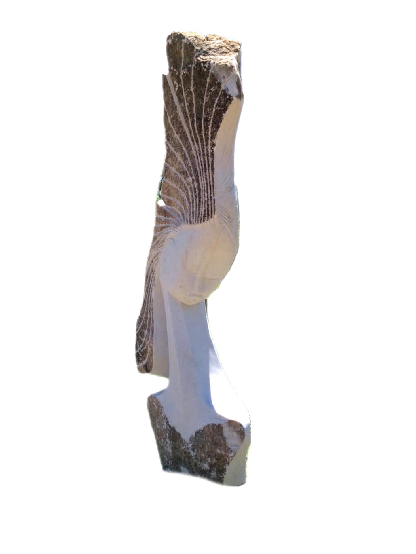 SHONA STONE SCULPTURE, lady bust statue, female head bust, dolomite stone, home decor statue, african statue, carving stone