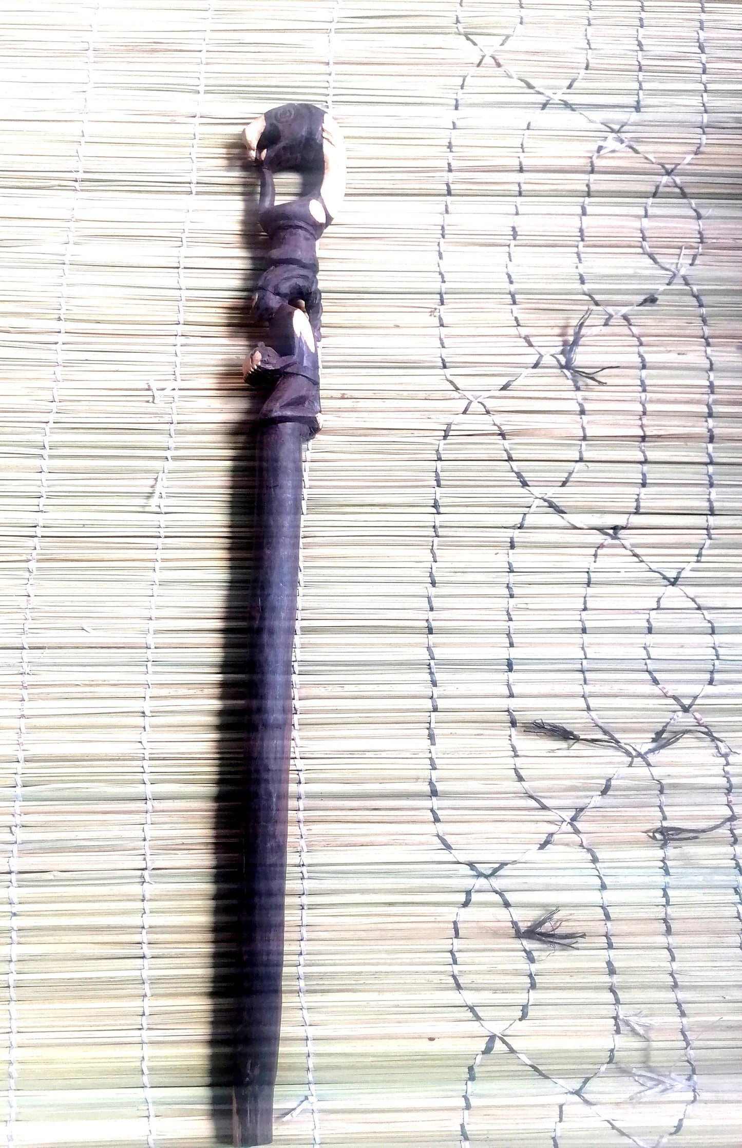 NYAMI WALKING STICK - African Walking Stick, Catwalk accessories, Decorative walking stick. Wooden Walking Stick , Gift her him
