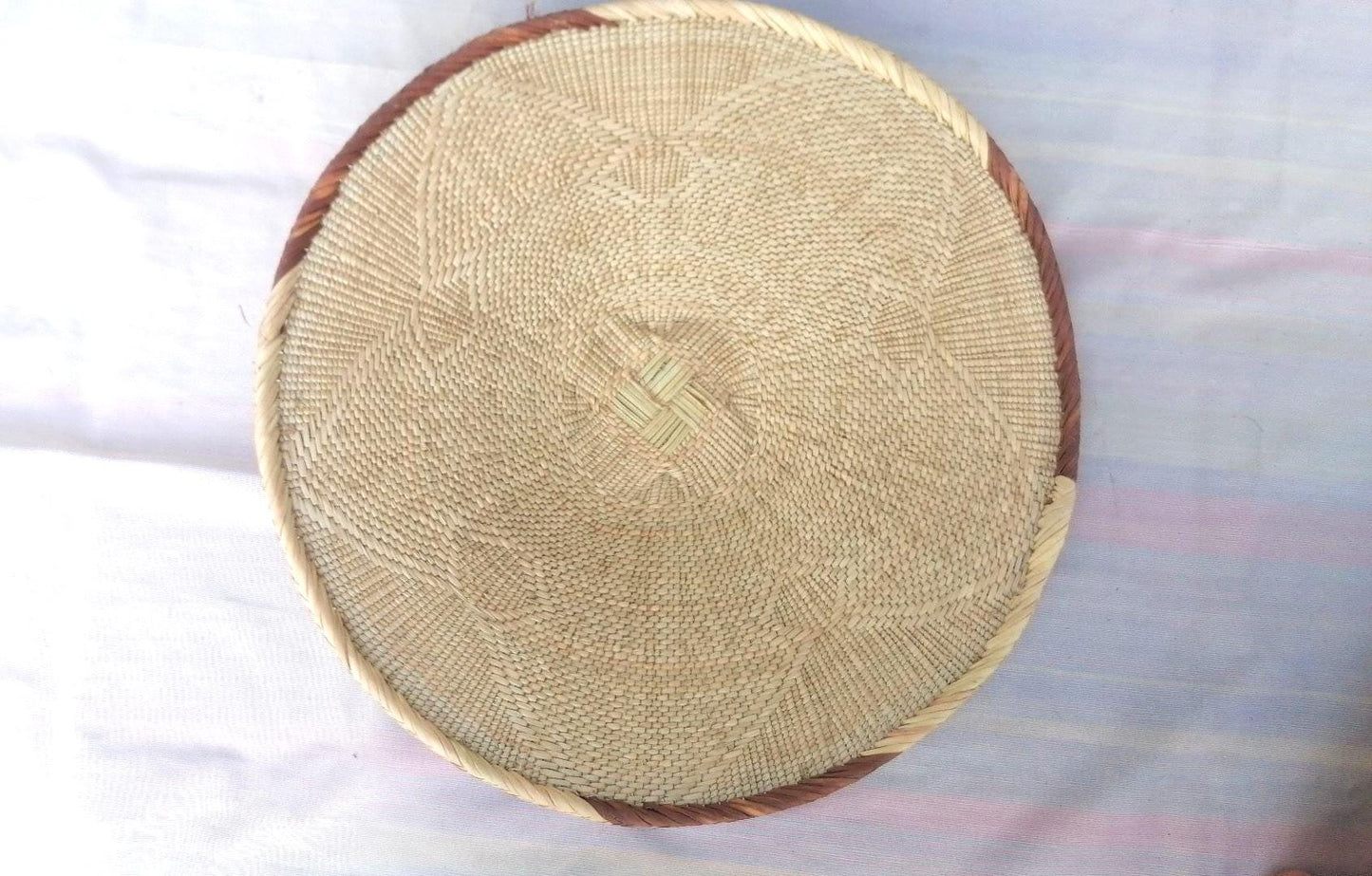 5 BINGA BASKET SET, Coastal décor, boho style , wall basket set, wall hanging decor , african wall decor, African Tonga baskets