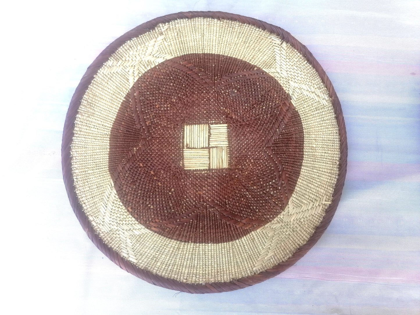 5 BINGA BASKET SET, Coastal décor, boho style , wall basket set, wall hanging decor , african wall decor, African Tonga baskets