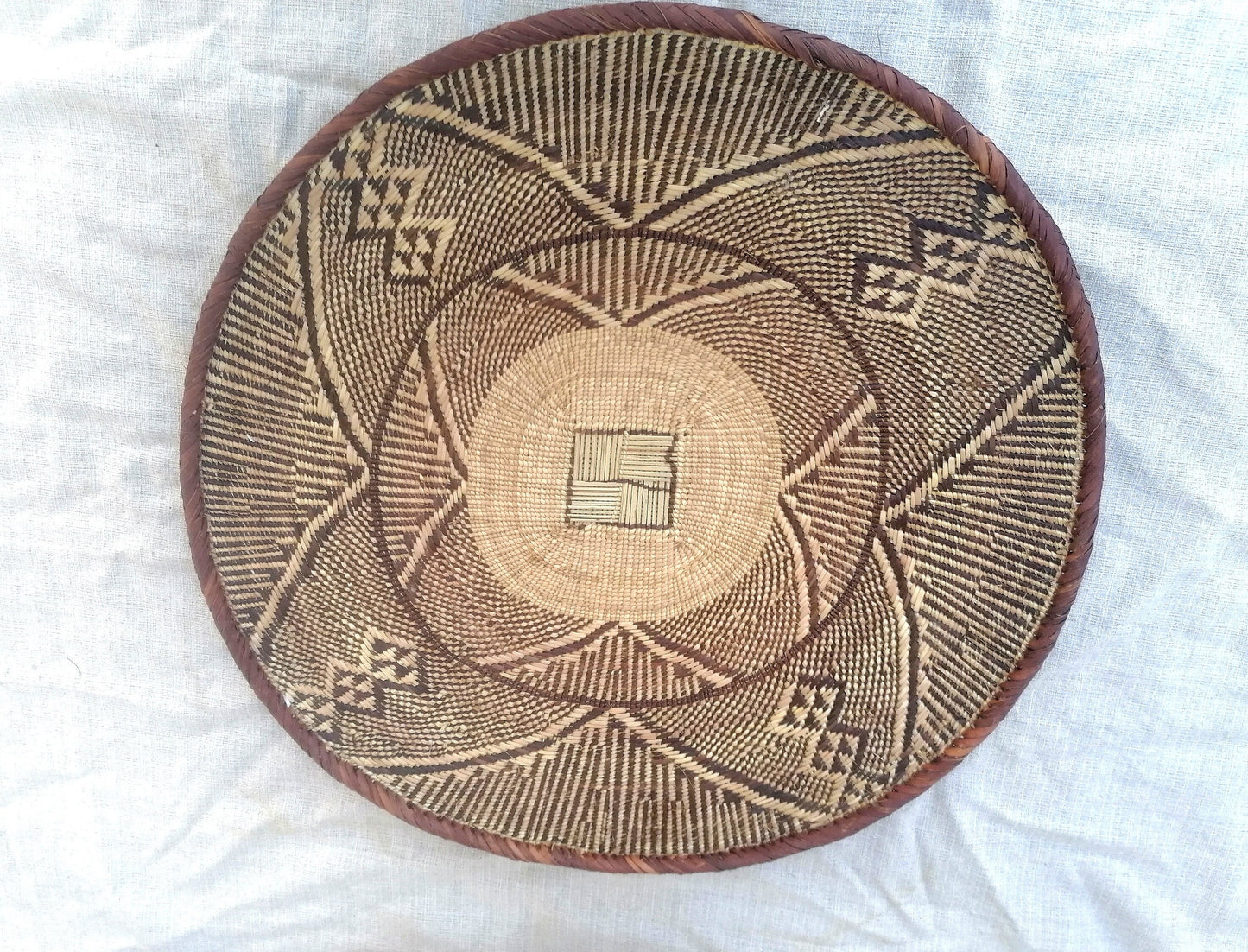 6 BINGA BASKET SET, Coastal décor, boho style , wall basket set, wall hanging decor , african wall decor, African Tonga baskets