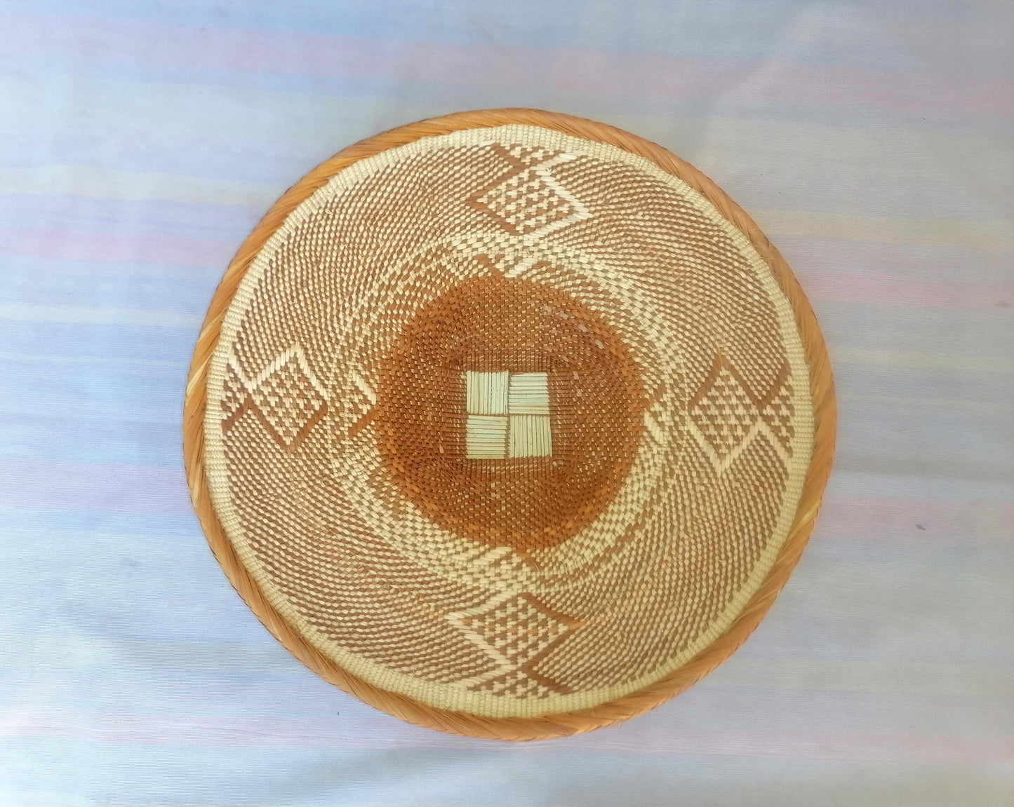 5 BINGA BASKET SET, Coastal décor, boho style , wall basket set, wall hanging decor , african wall decor, African Tonga baskets